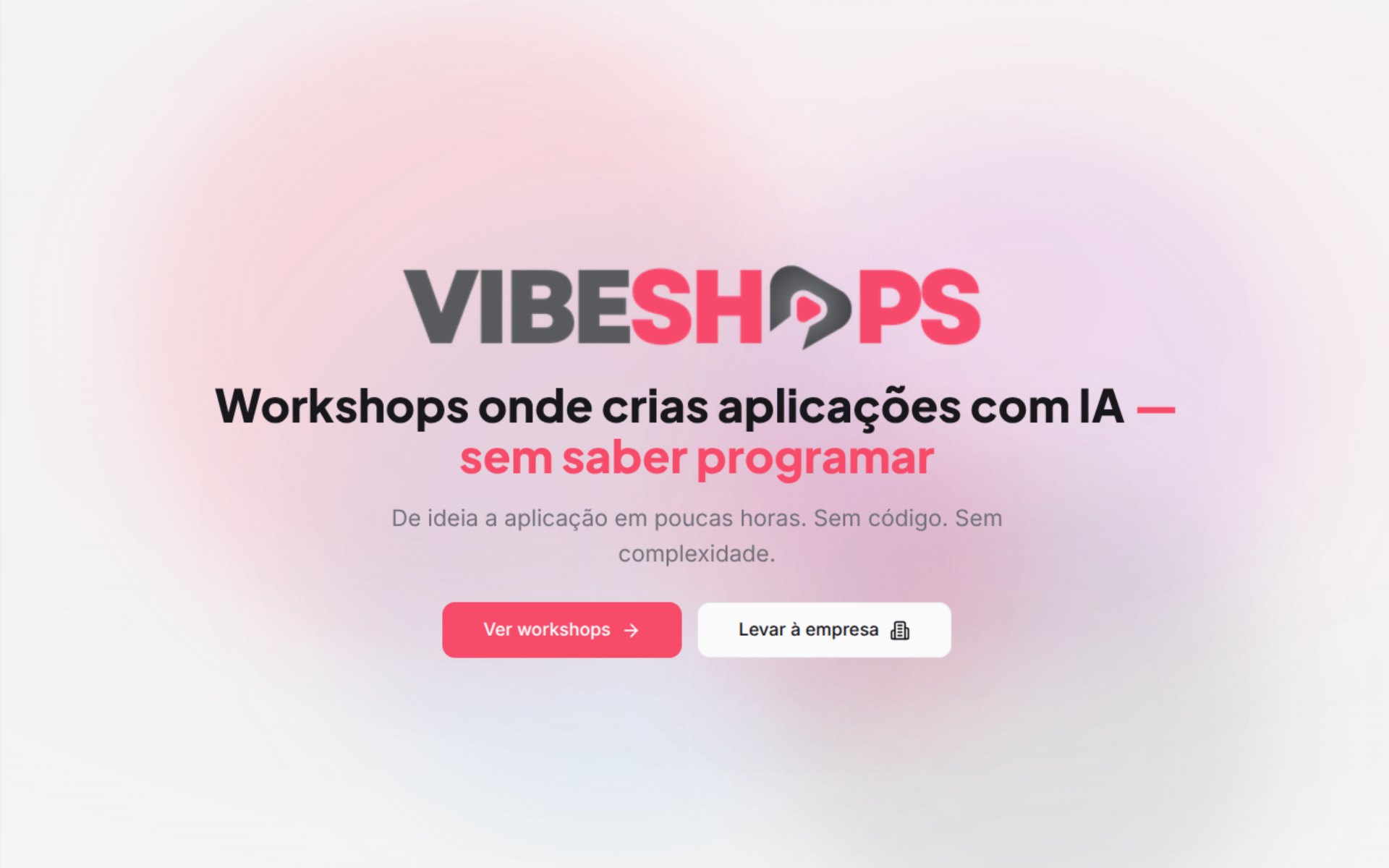 VibeShops — hero
